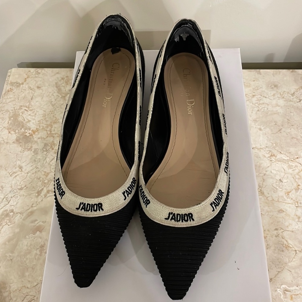 Dior
J'adior cloth ballet flats